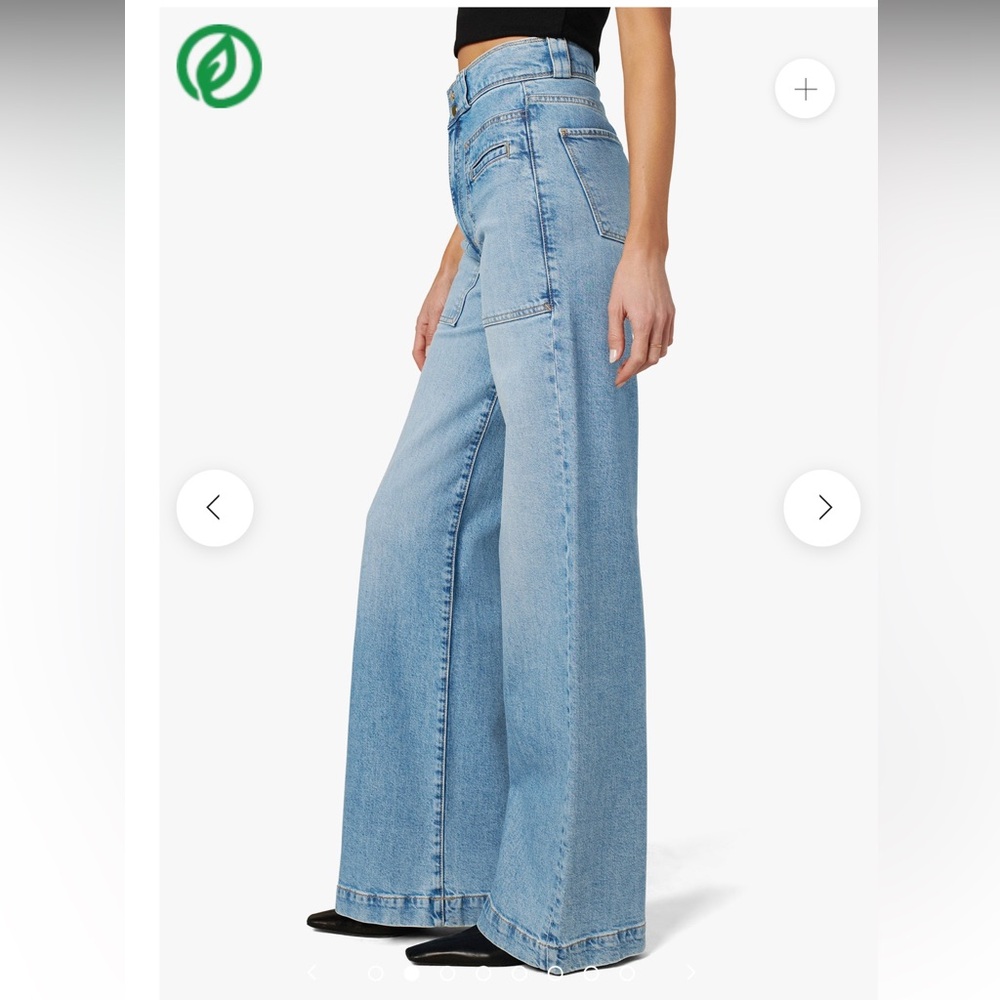 Joe’s Jeans THE JANE
SUPER HIGH RISE WIDE LEG 
Sz 27 nwt $268 - Picture 2 of 6